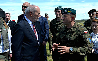 Antoni Macierewicz w Orzyszu: Saber Strike świadczy o sile i skuteczności NATO i USA